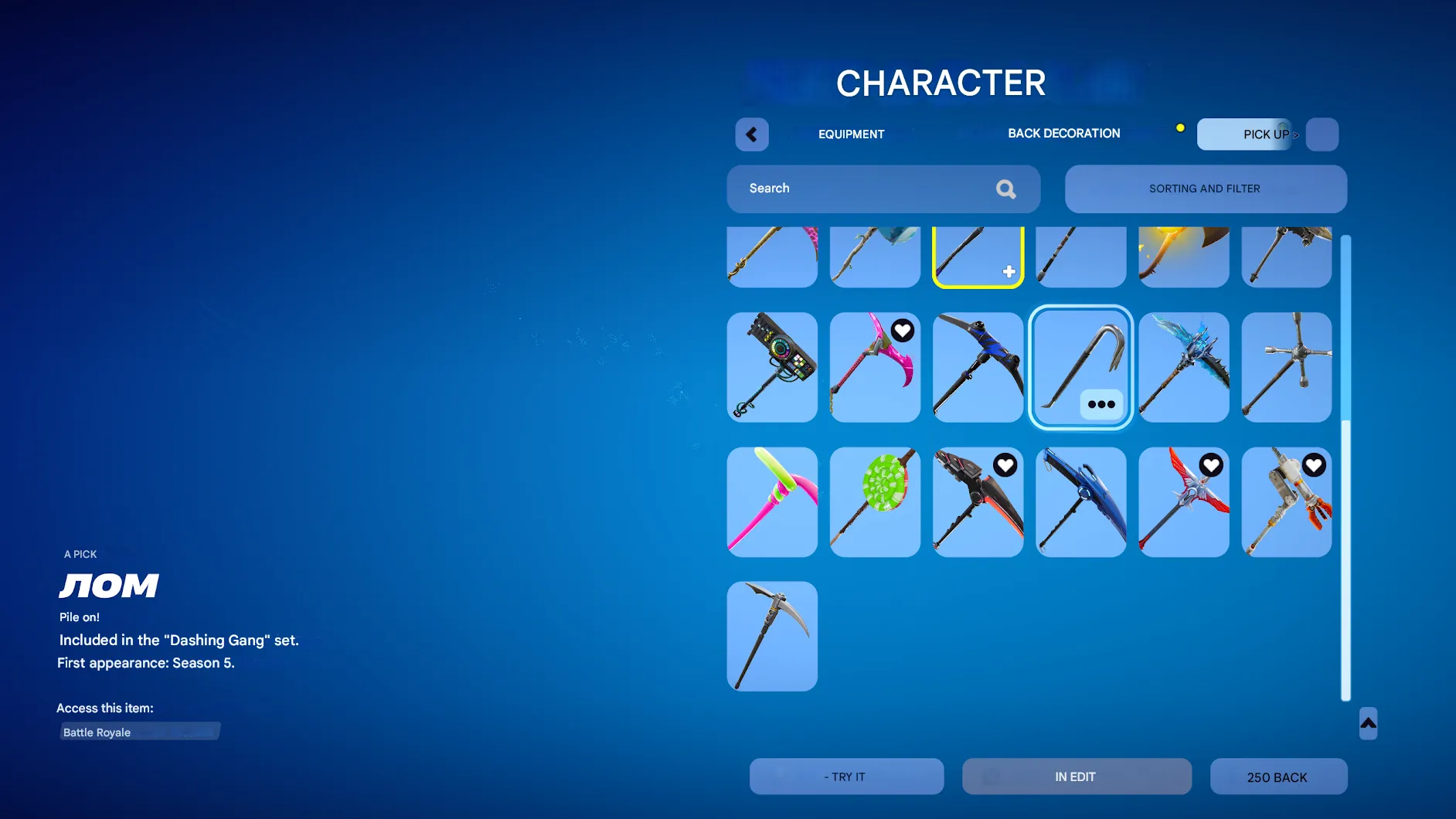 F1030 OLD PVE / OG STW Account - Smart Guy, Marzipan, Ronin (all styles), Carbide (all styles), Omega 